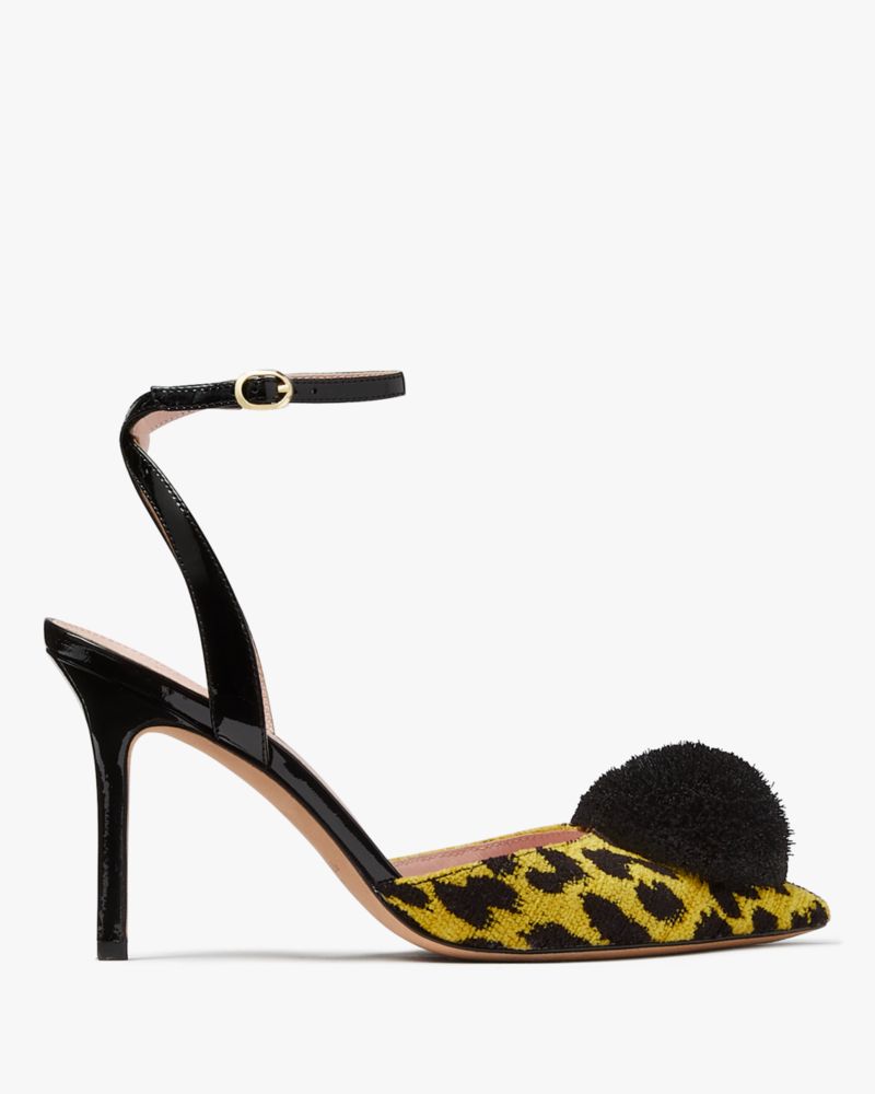 Amour Pom Leopard Pumps