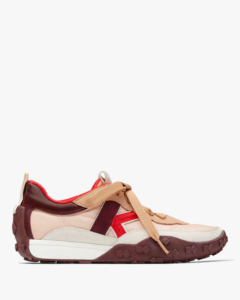 K As In Kate Sneaker, Mochi Pink/Cordovan, ProductTile