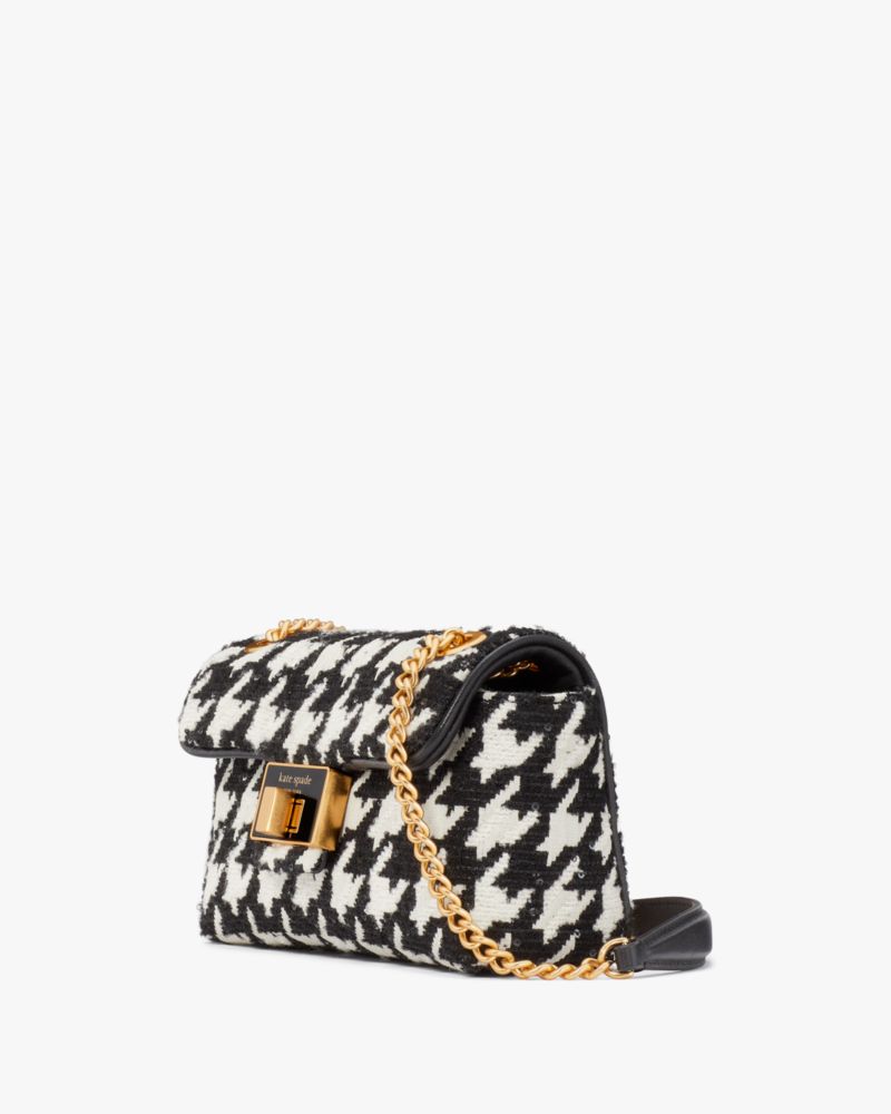 Kate Spade Evelyn Houndstooth Small Shoulder Crossbody. 4