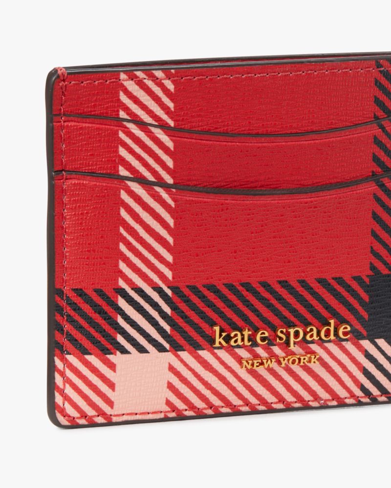 Kate Spade Morgan Museum Plaid Cardholder. 4