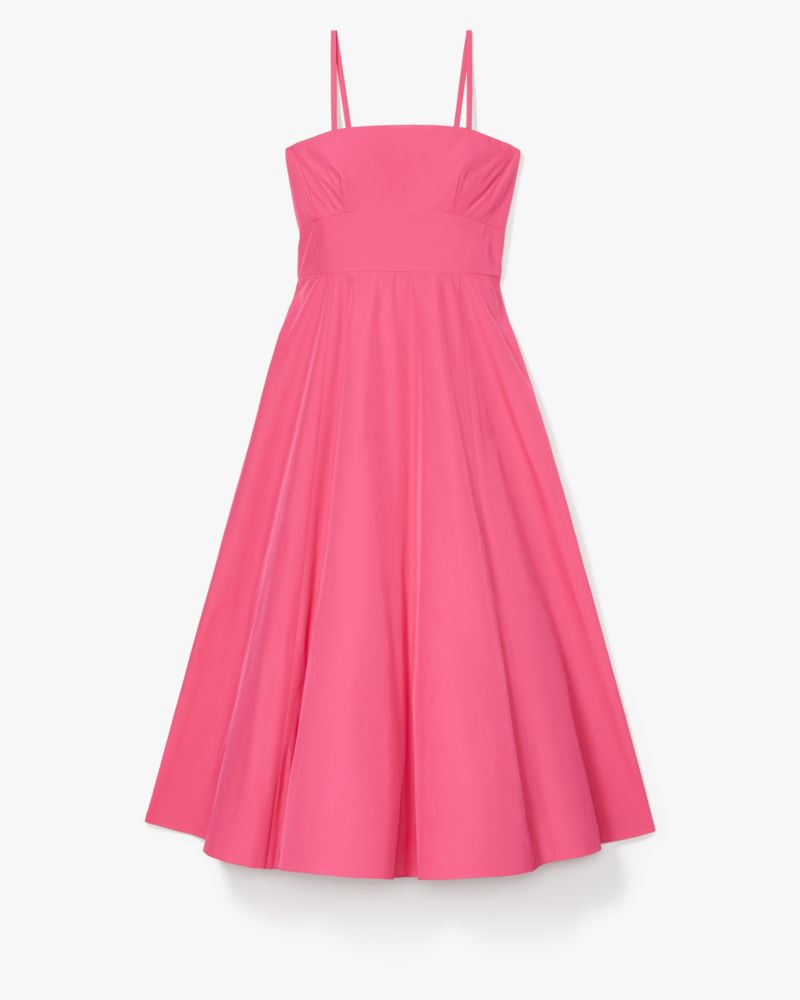 Shop Kate Spade Anita Poplin Dress In Pom Pom Pink