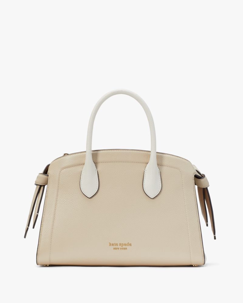 Shop Kate Spade Knott Colorblocked Medium Zip-top Satchel In Mountain Pass