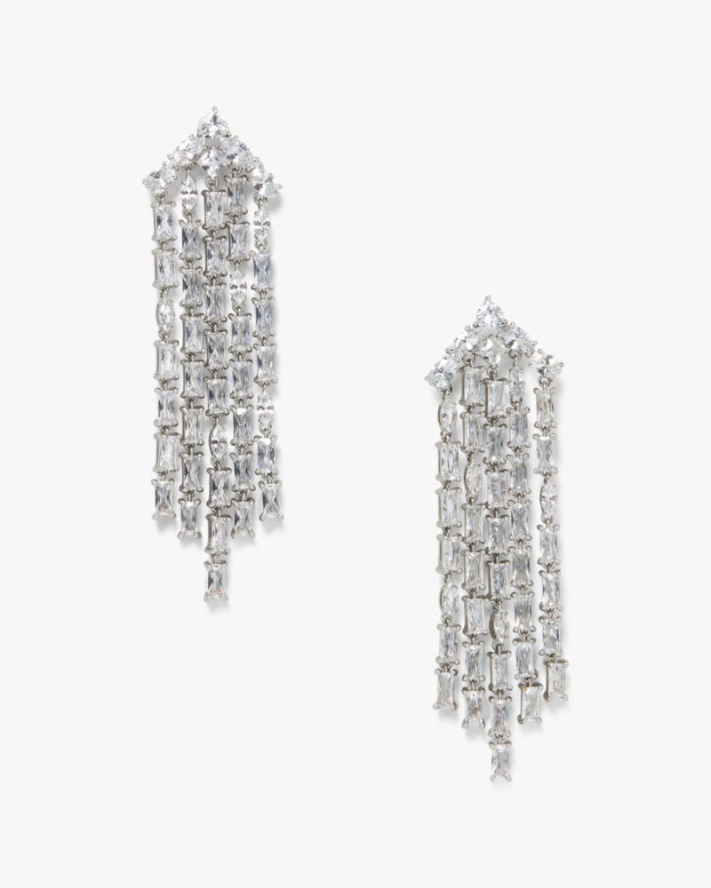 Showtime Fringe Statement Earrings | Kate Spade Outlet