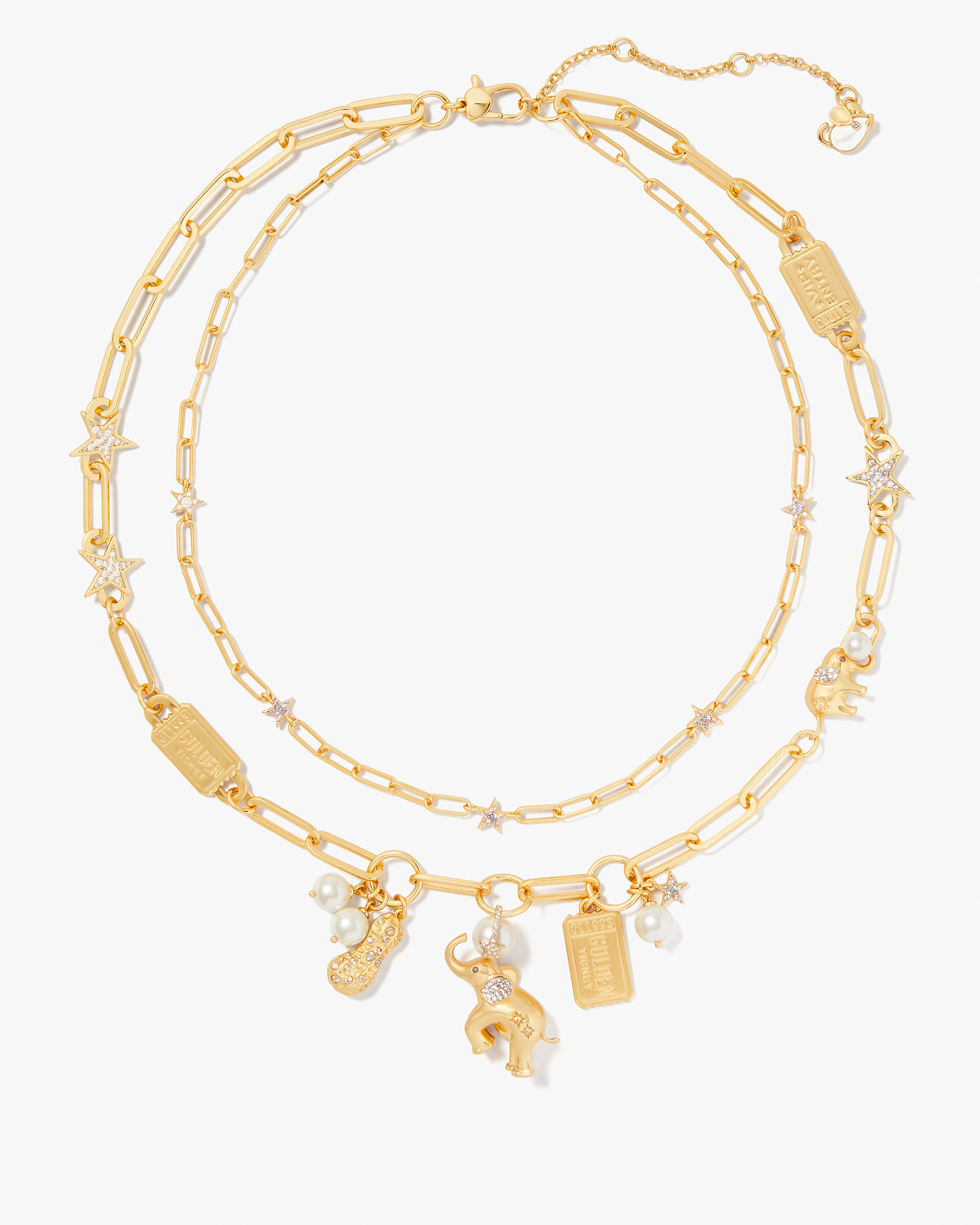Kate Spade Winter Carnival Statement Charm Necklace