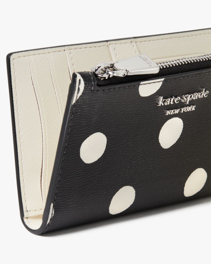 Morgan Sunshine Dot Small Slim Bifold Wallet