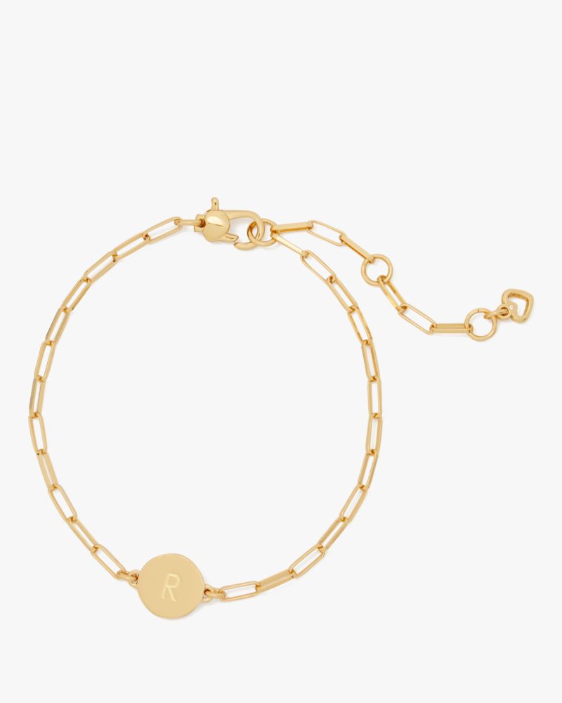 Kate Spade A Initial Chain Bracelet, Gold