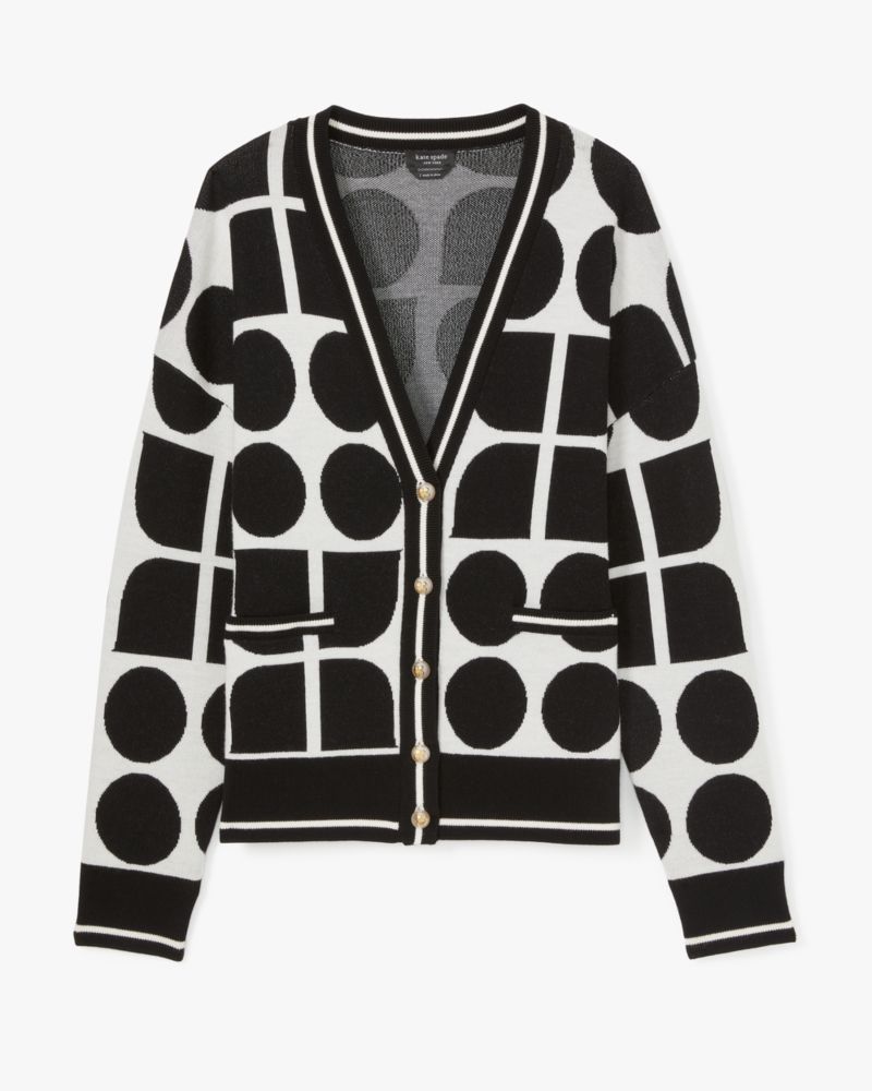 Kate Spade Noel Logo Cardigan