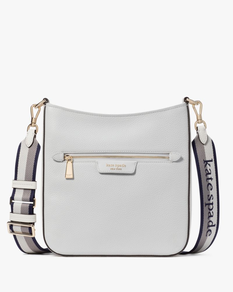 Hudson Colorblocked Pebbled Leather Large Messenger Crossbody Kate Spade New York