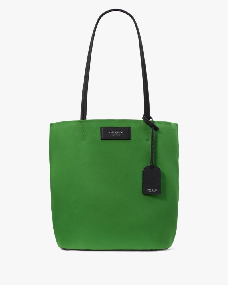 Kate Spade On Purpose Canvas Large Tote In Ks Green