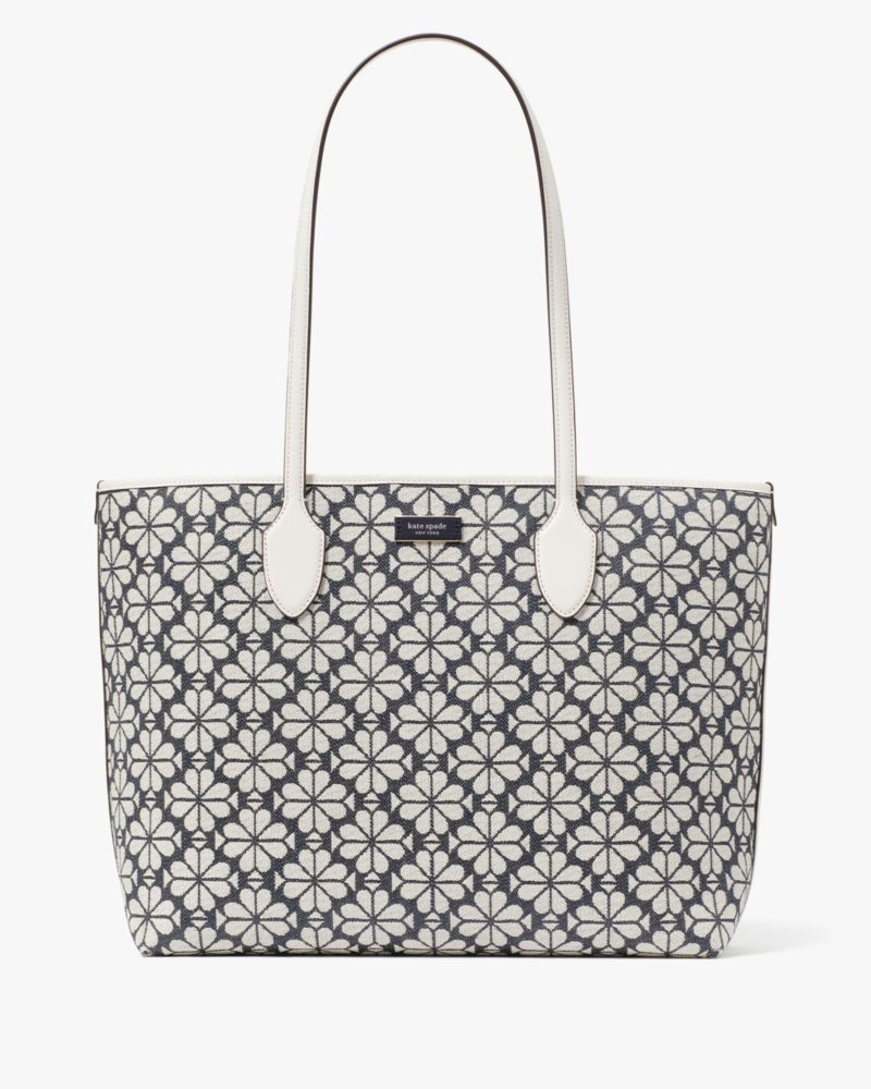 Spade Flower Jacquard Bleecker Large Tote