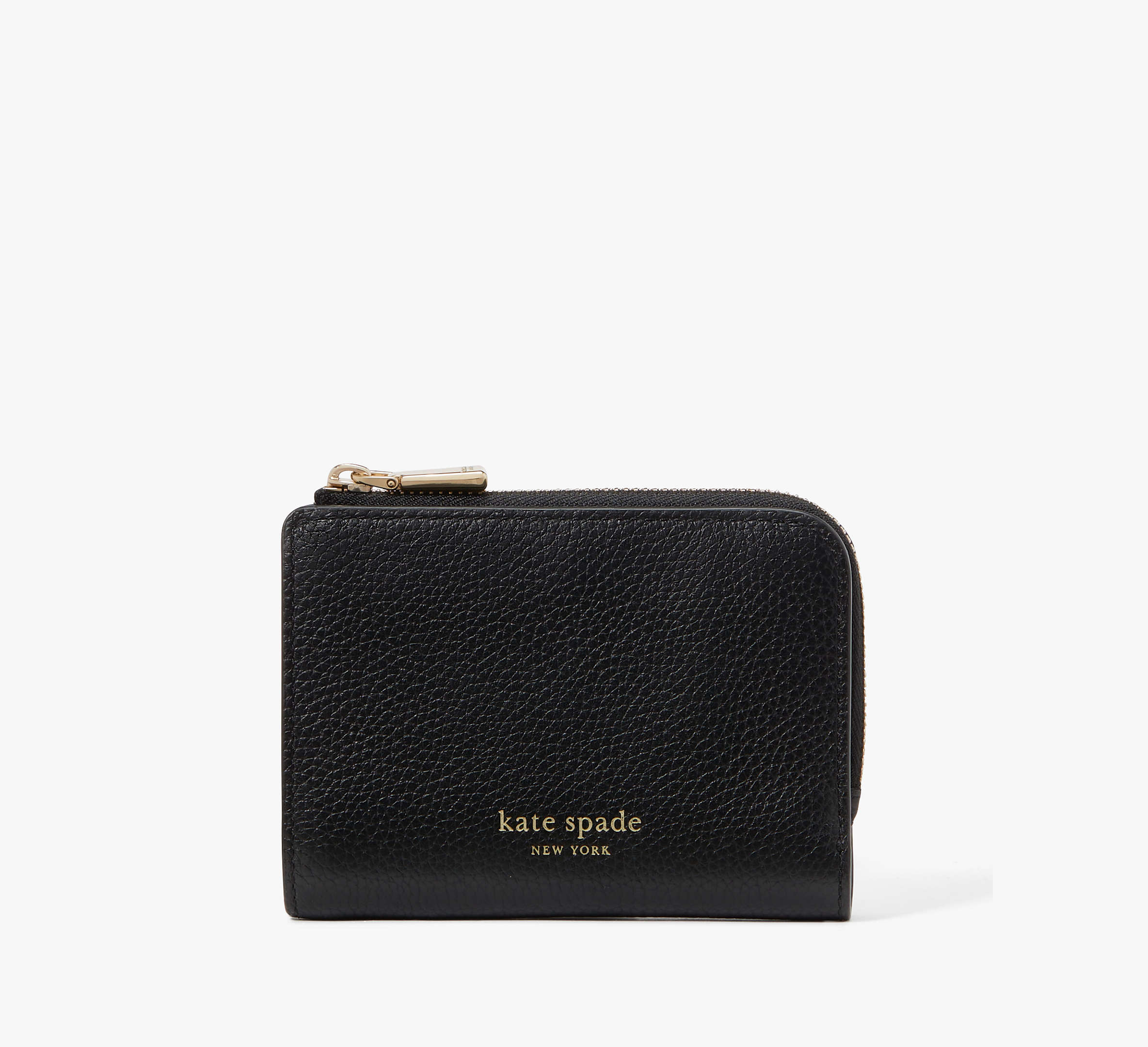 Kate Spade Ava Zip Bifold Wallet In Black