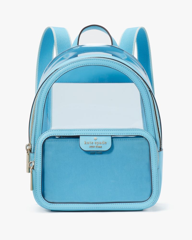 Clare See Through Fern Foliage Small Backpack | Kate Spade