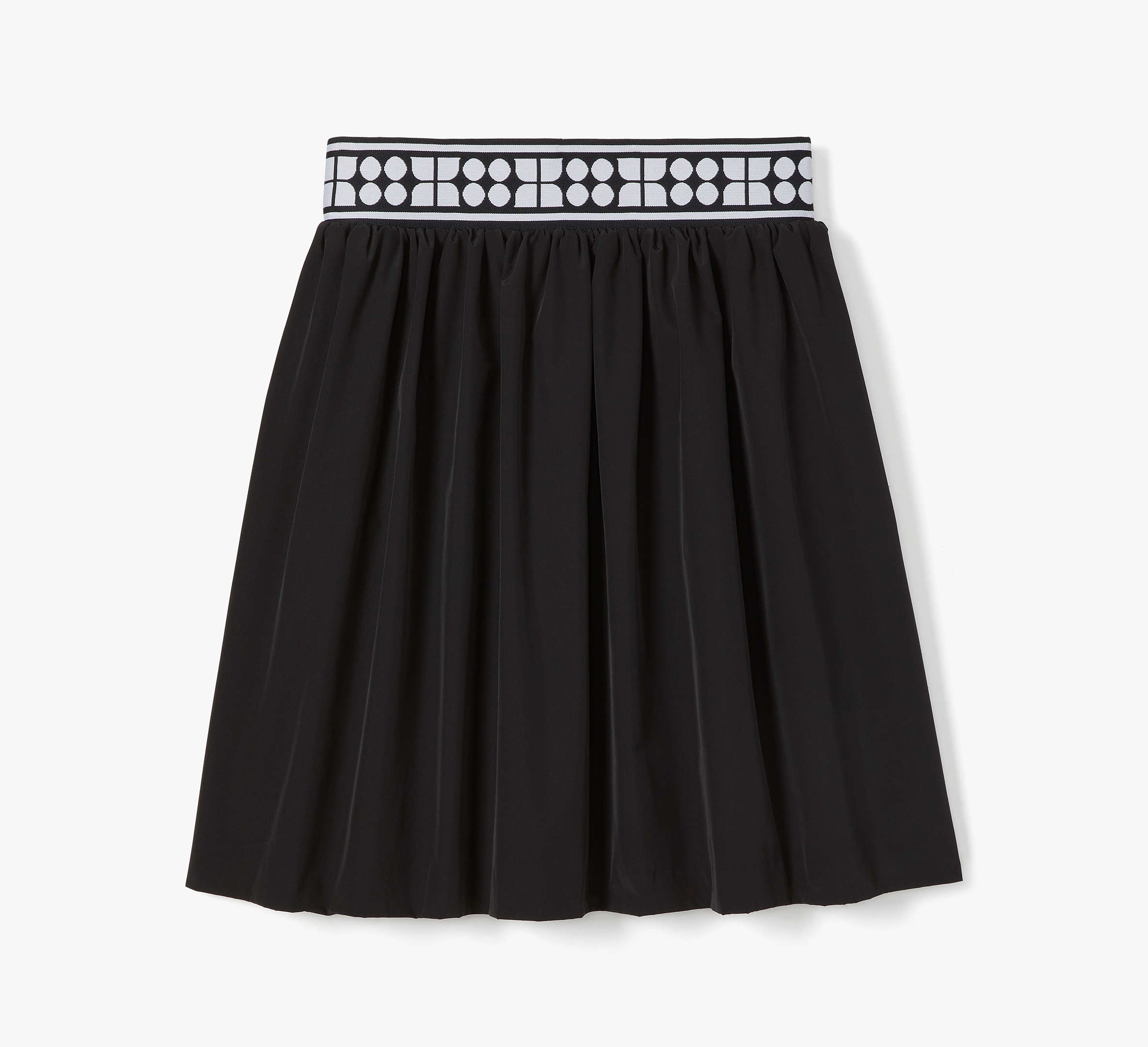 Shop Kate Spade Noel Taffeta Skirt In Black