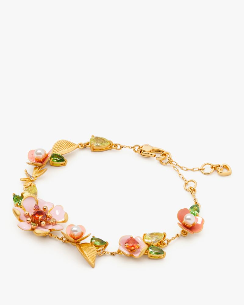 Shop Kate Spade Bloom In Color Bracelet In Multi
