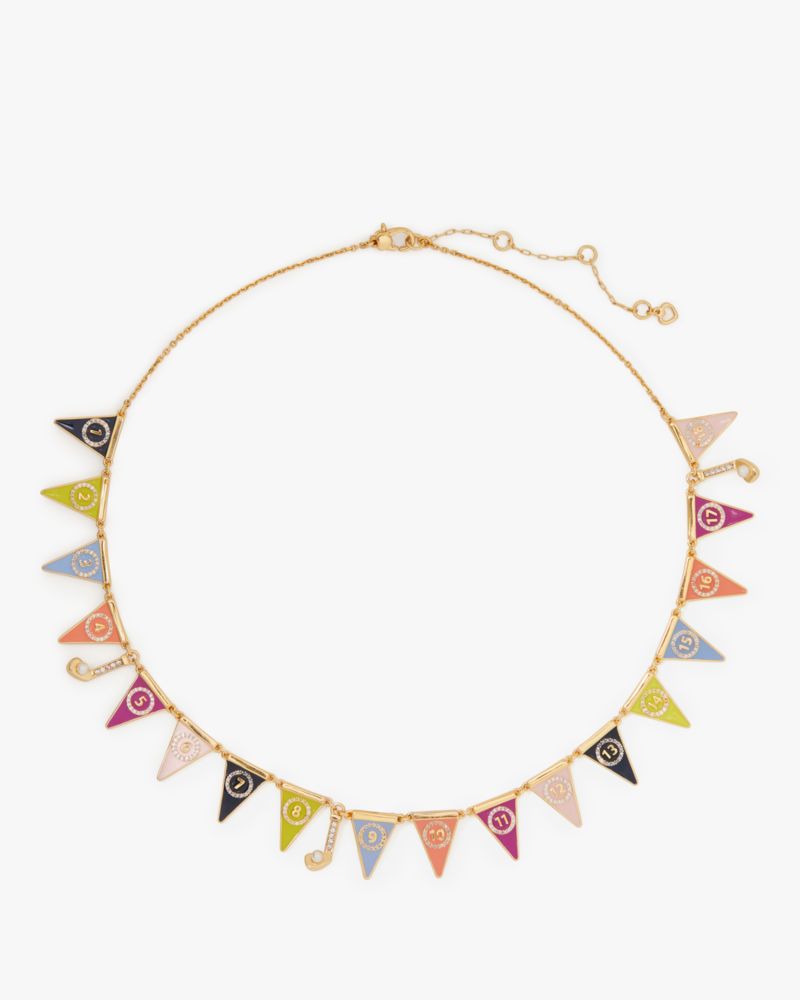Kate Spade Hole In One Statement Necklace In Multi