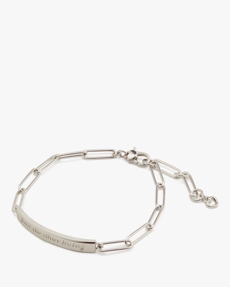 Silver Lining Id Bracelet