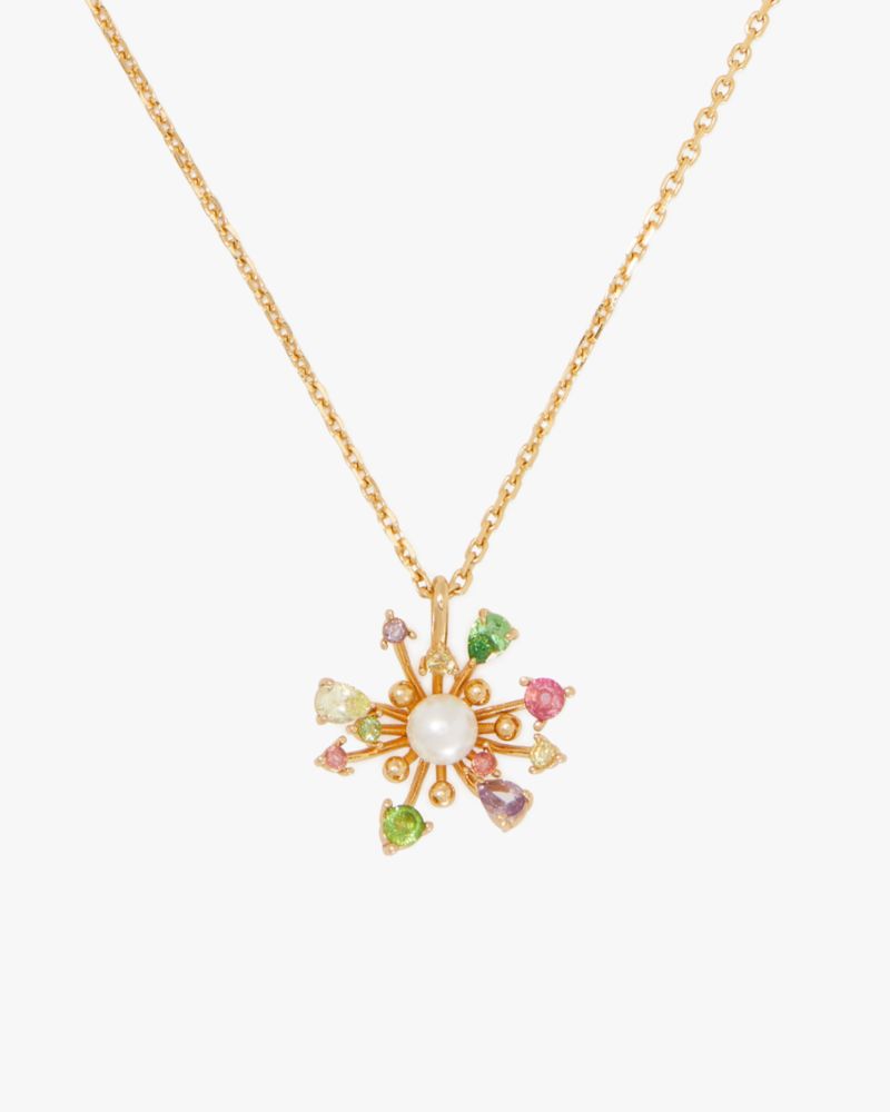 Kate Spade Bloom In Color Mini Pendant In Gold