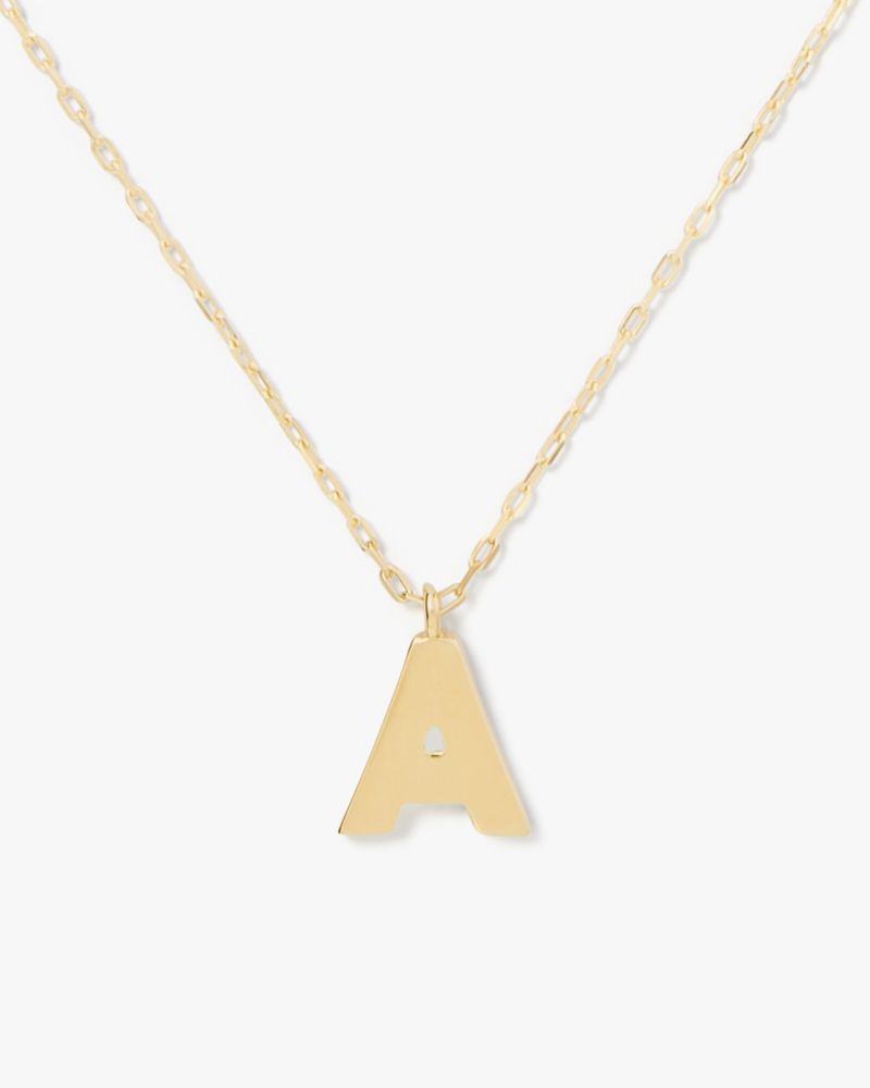 Kate Spade Fine Love Letter A Initial Pendant