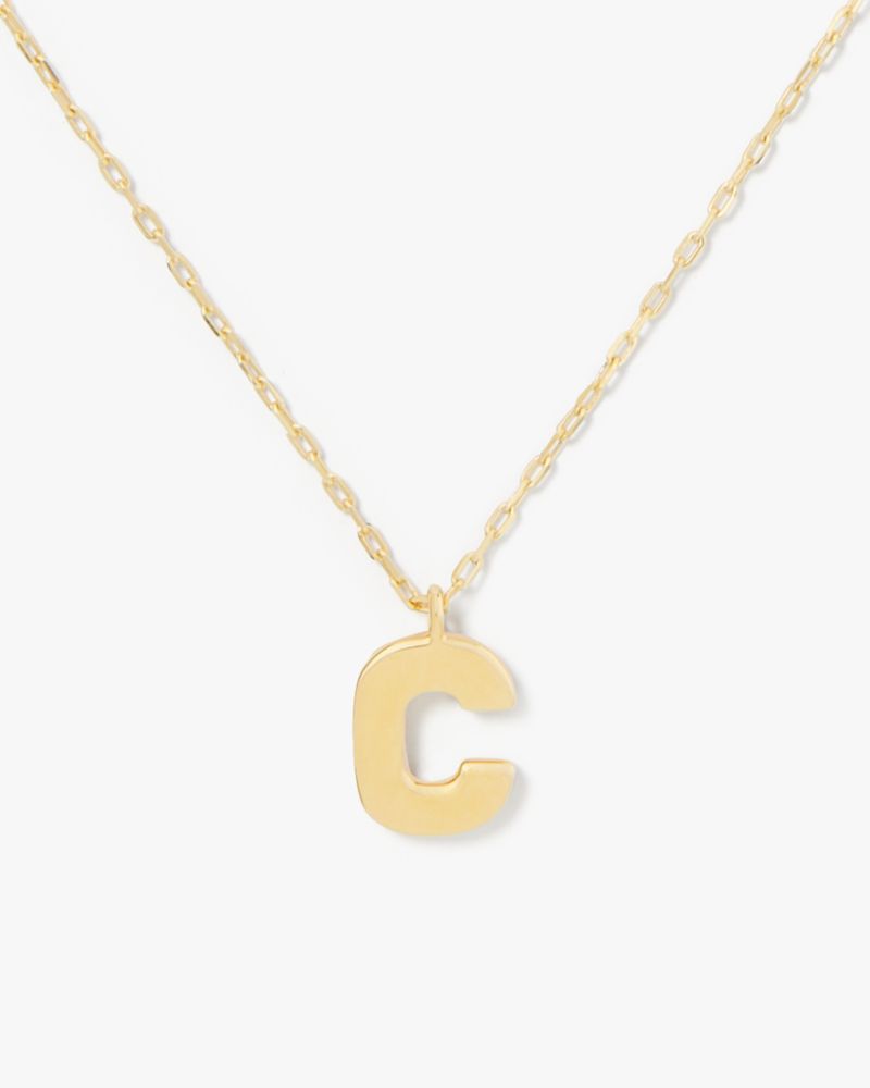 Kate Spade Fine Love Letter C Initial Pendant