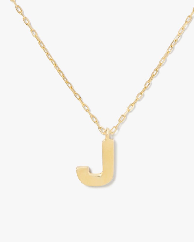 Kate Spade Fine Love Letter J Initial Pendant