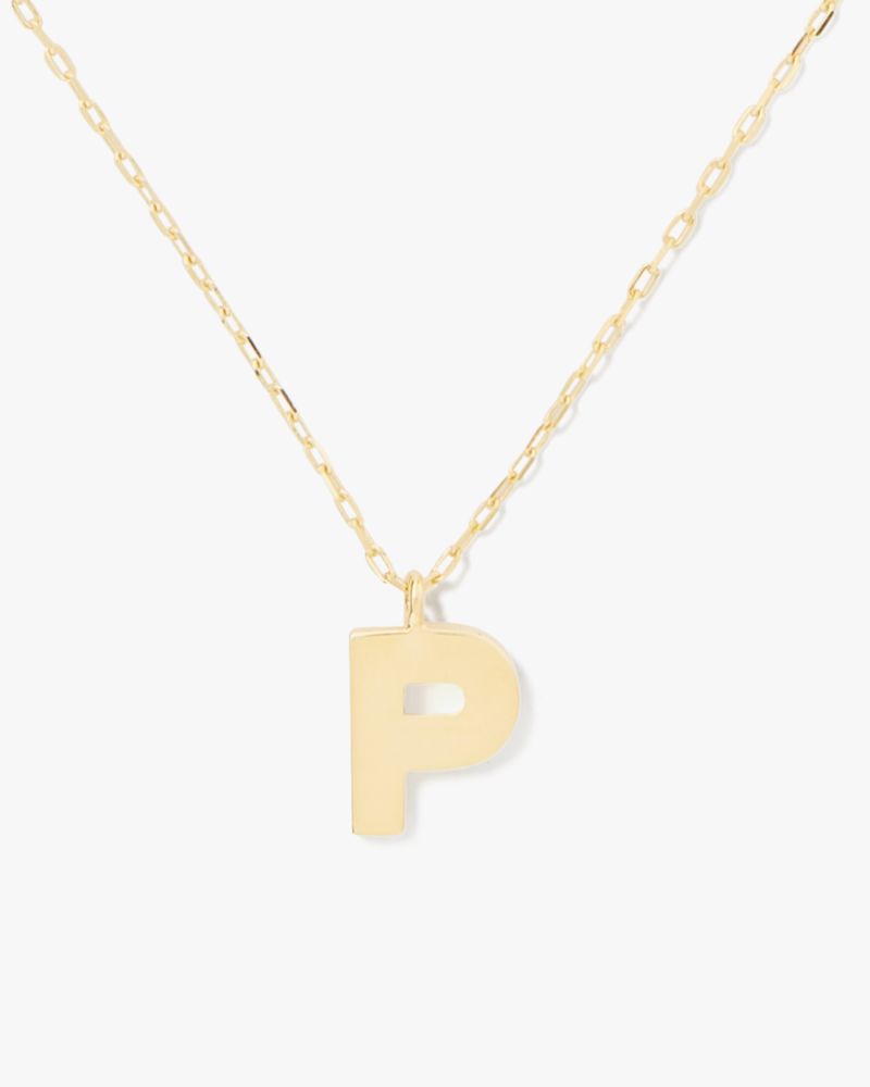 Kate Spade Fine Love Letter P Initial Pendant