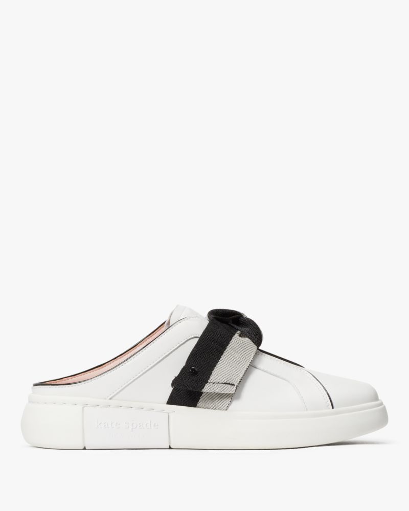 Kate Spade Lexi Mule Sneakers In Optic White/black