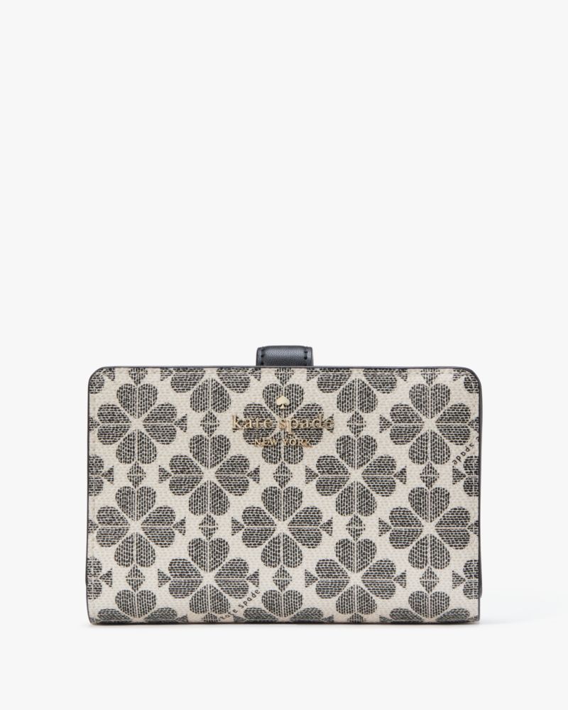 Kate Spade Bees deals Printed Floral Medium Compact Bifold Wallet