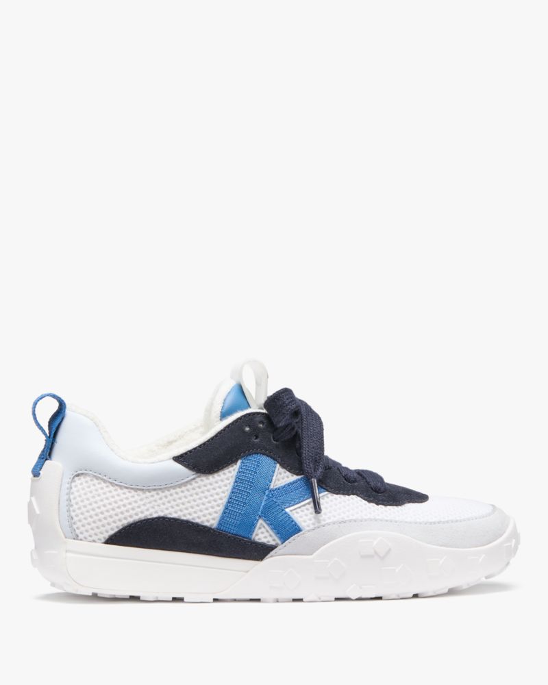 Kate Spade K As In Kate Sneakers In True White/captain Navy