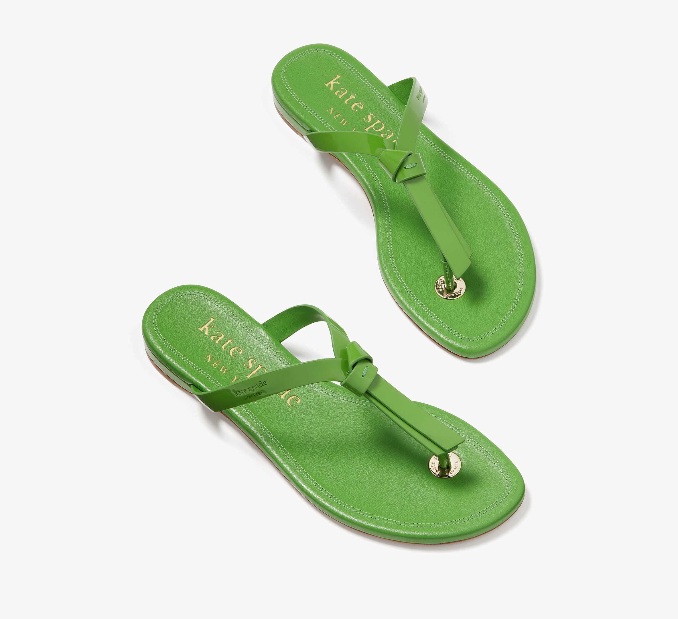 Kate Spade Knott Slide Sandals In Ks Green