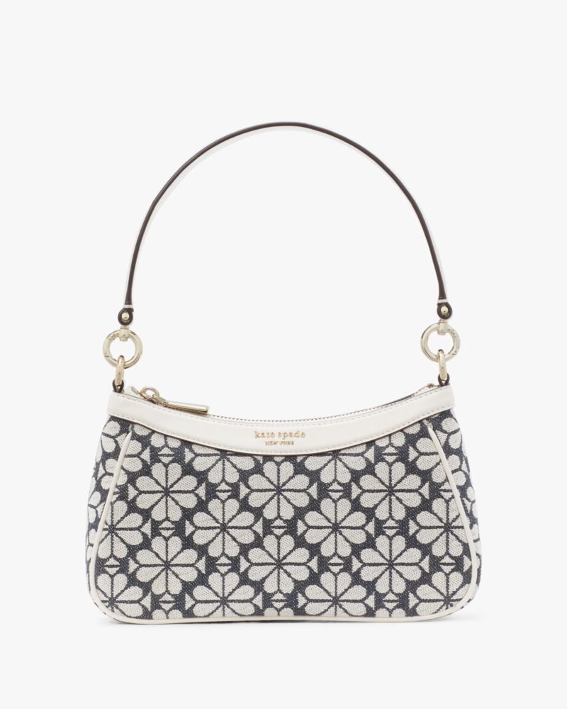 Spade Flower Jacquard Convertible Shoulder Bag