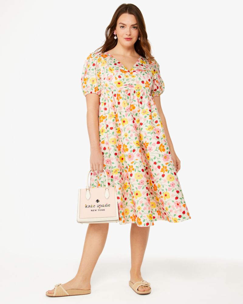 Kate Spade Strawberry Garden Midikleid