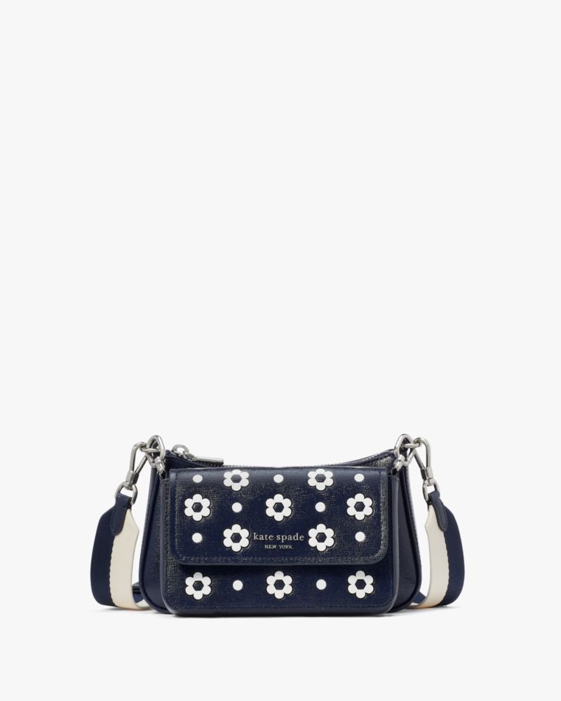 KATE SPADE DOUBLE UP DAISY DOT CROSSBODY 