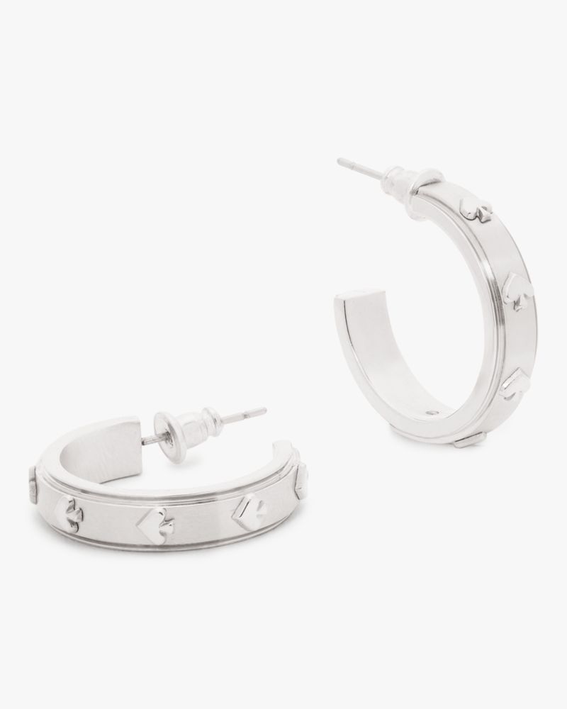 Kate Spade Spot The Spade Metall-Creolen