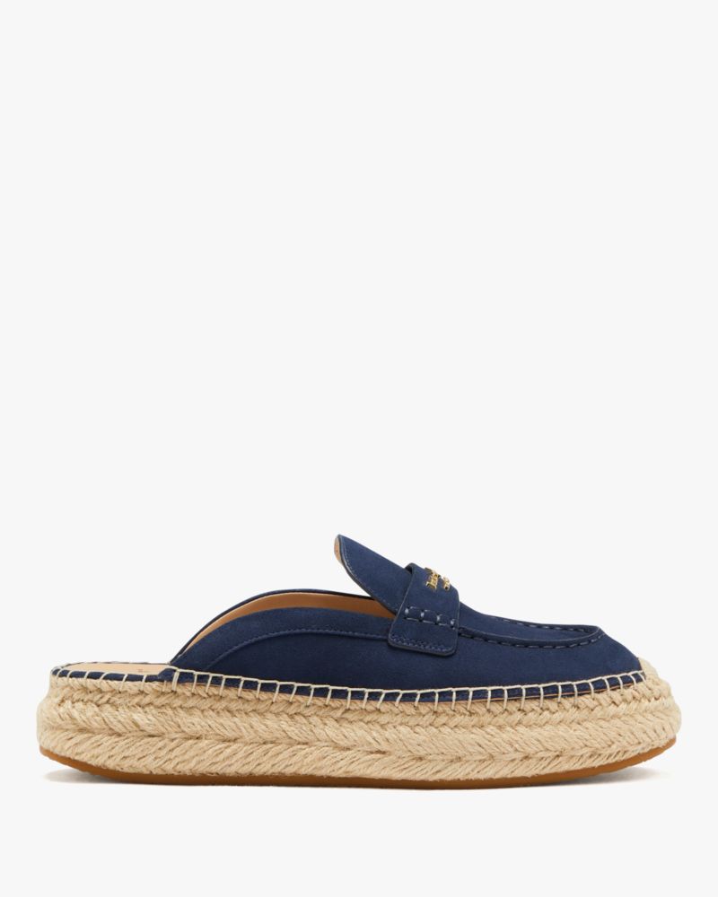 Shop Kate Spade Eastwell Mules In Captain Navy