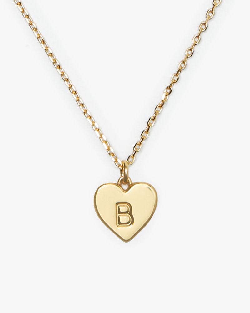 Kate Spade Initial Here B Pendant In Gold