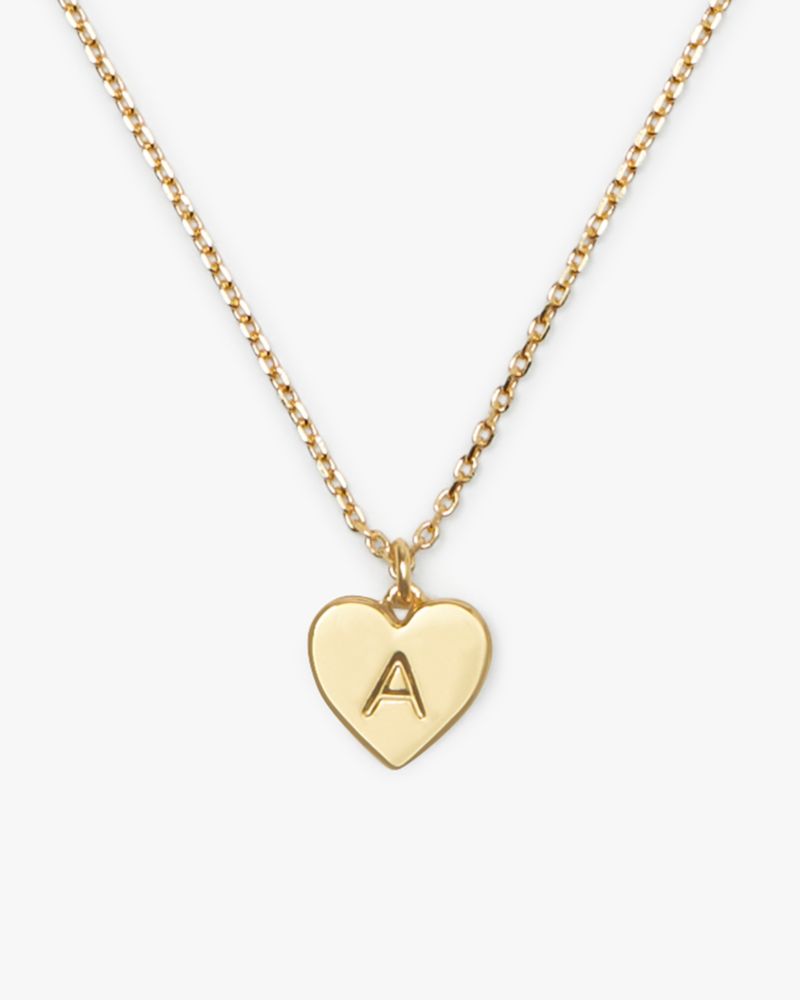 Kate Spade Initial Here A Pendant In Gold