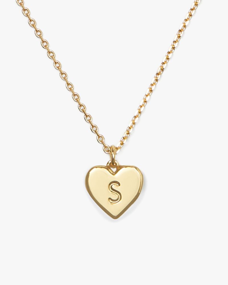 Kate Spade Initial Here S Pendant In Gold