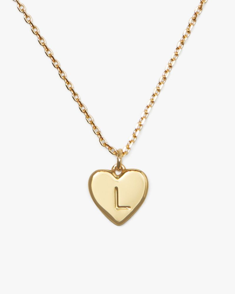 Kate Spade Initial Here L Pendant In Gold