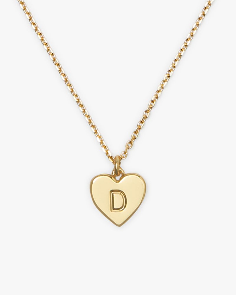 Kate Spade Initial Here D Pendant In Gold