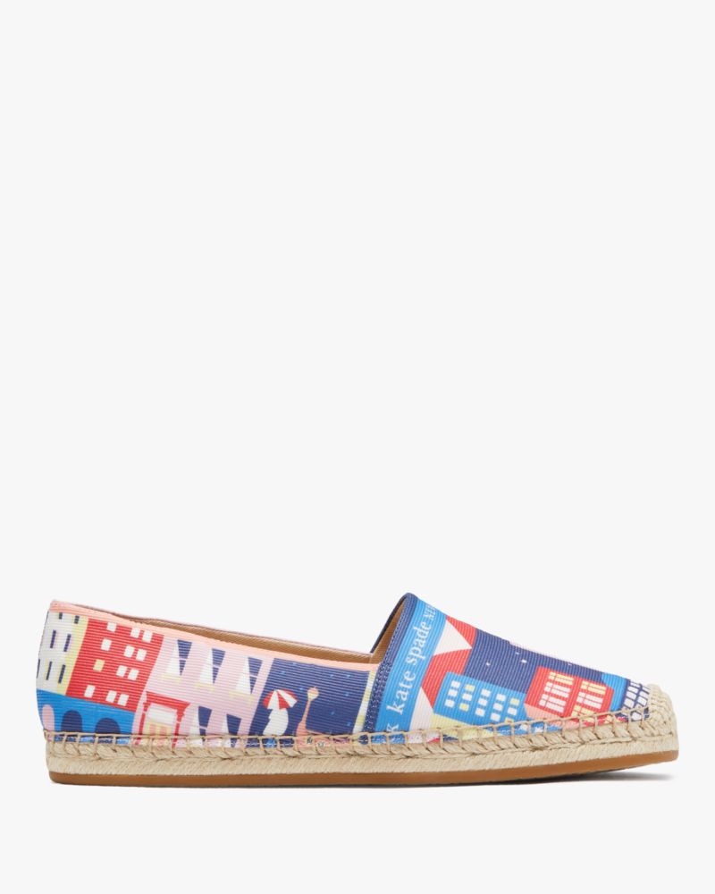 Shop Kate Spade City Map Espadrilles In Beach Sand