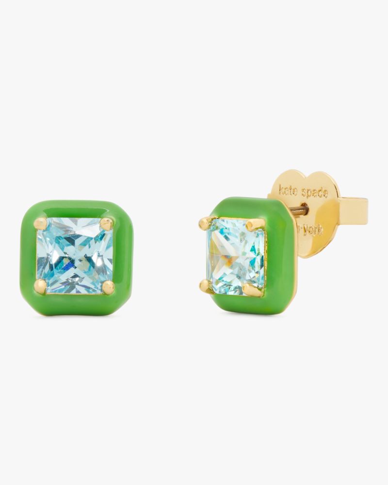 Kate Spade Brighten Up Studs In Green