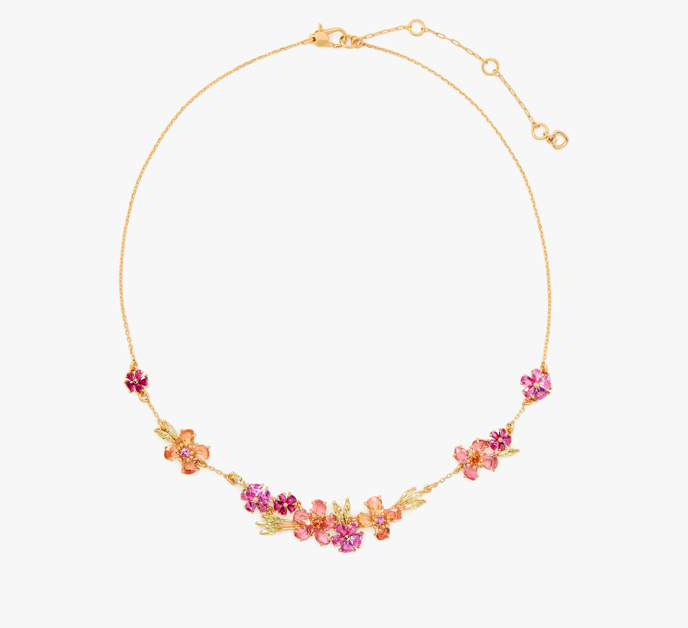 Shop Kate Spade Paradise Floral Necklace In Multi