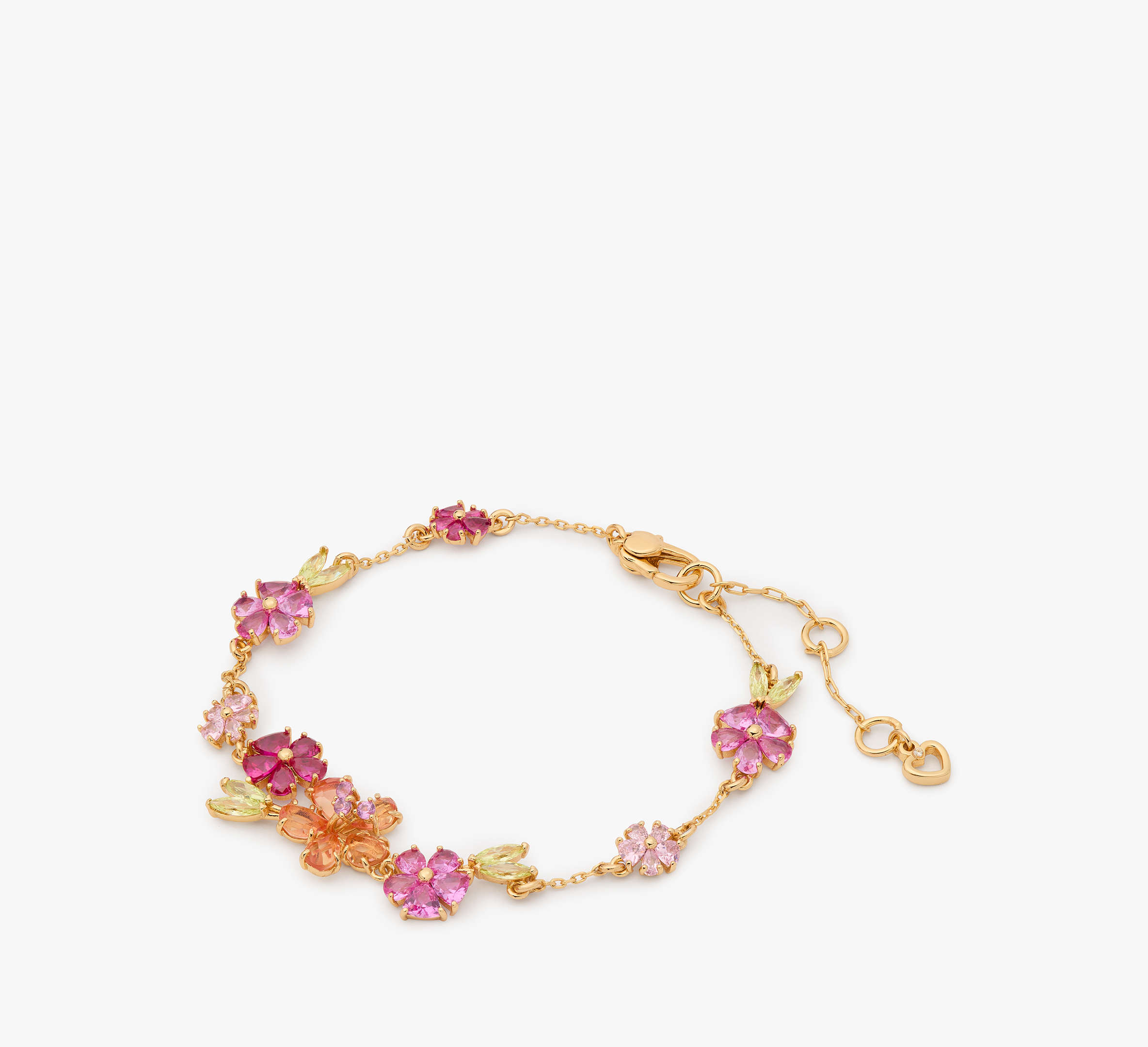 Shop Kate Spade Paradise Floral Line Bracelet In Multi
