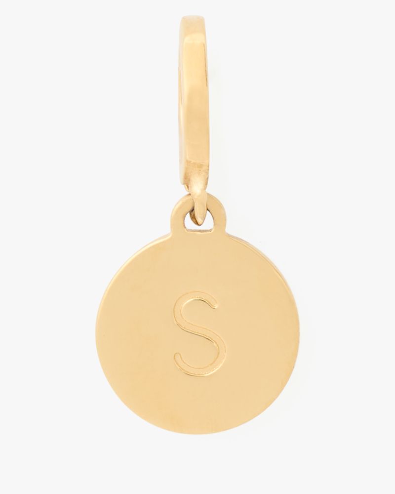 Kate Spade One In A Million Mini S Charm In Gold