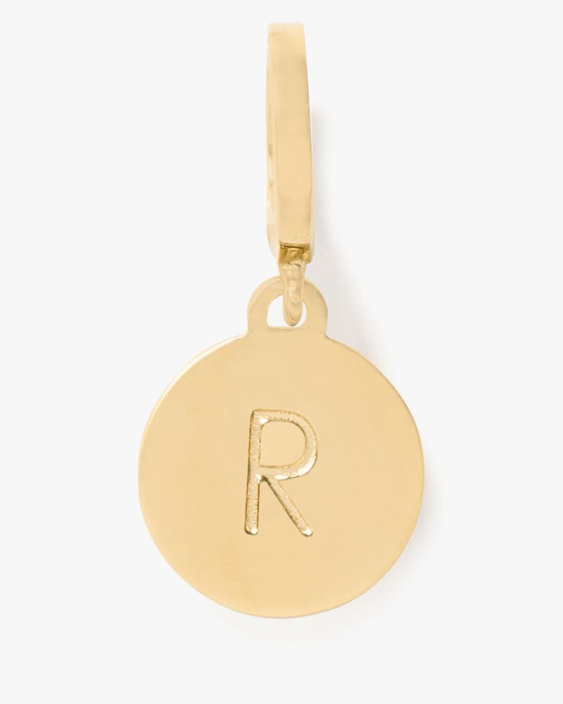 Kate Spade One In A Million Mini R Charm In Gold