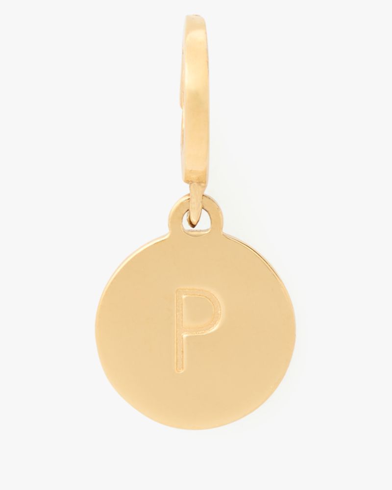 Kate Spade One In A Million Mini R Charm In Gold