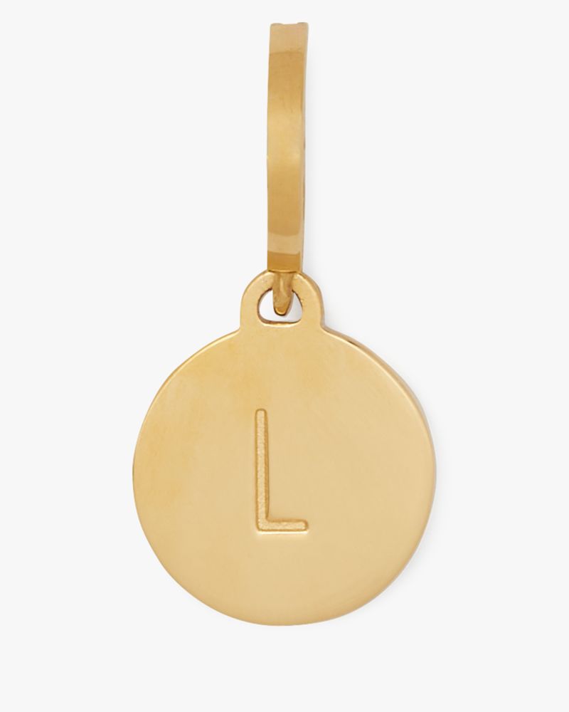 Shop Kate Spade One In A Million Mini L Charm In Gold