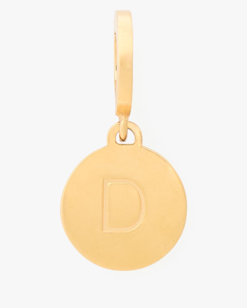 Kate Spade One In A Million Mini D Charm In Gold