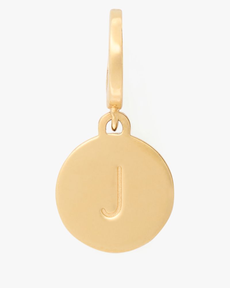 Kate Spade One In A Million Mini J Charm In Gold