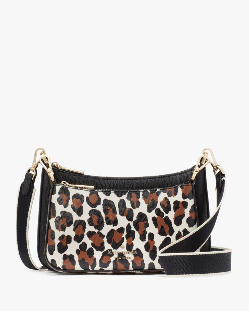 Kate deals Spade Harper Leopard Satchel Neutral Multi